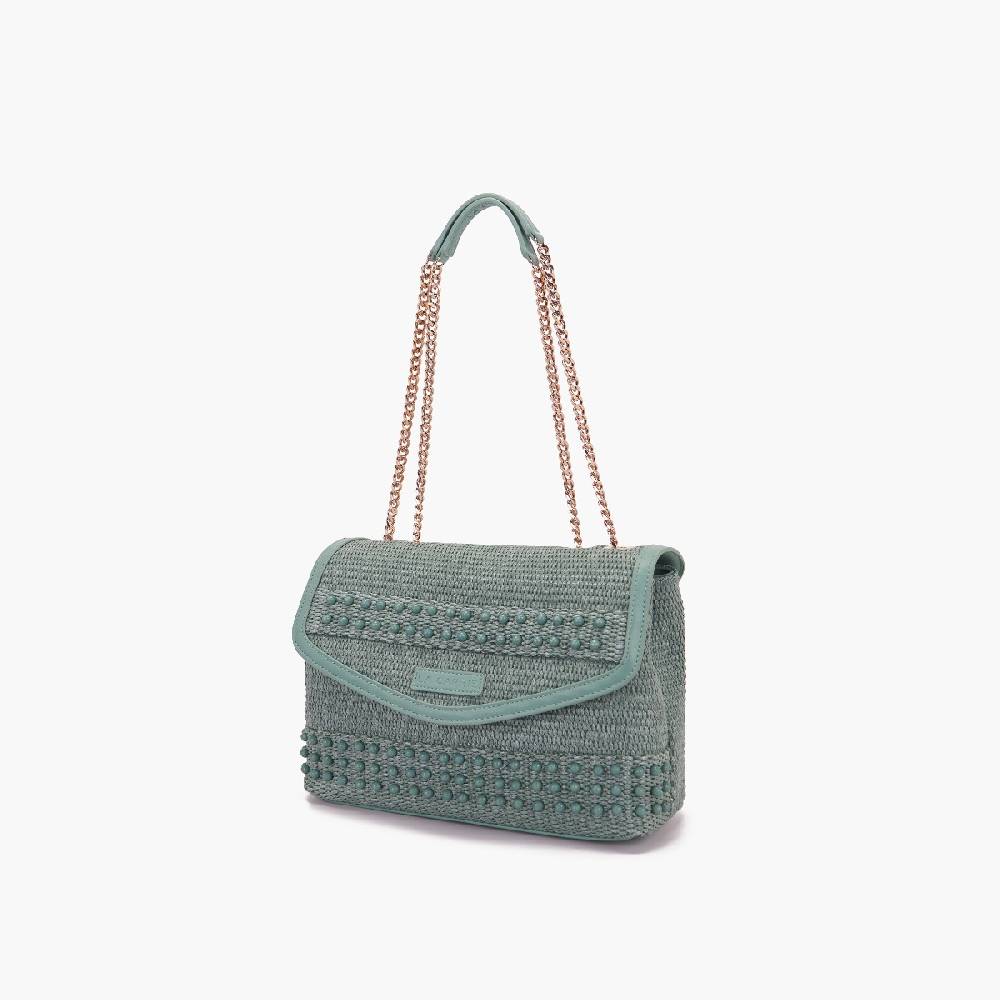 La Carrie BORSA A SPALLA MALIBU GREEN Moda