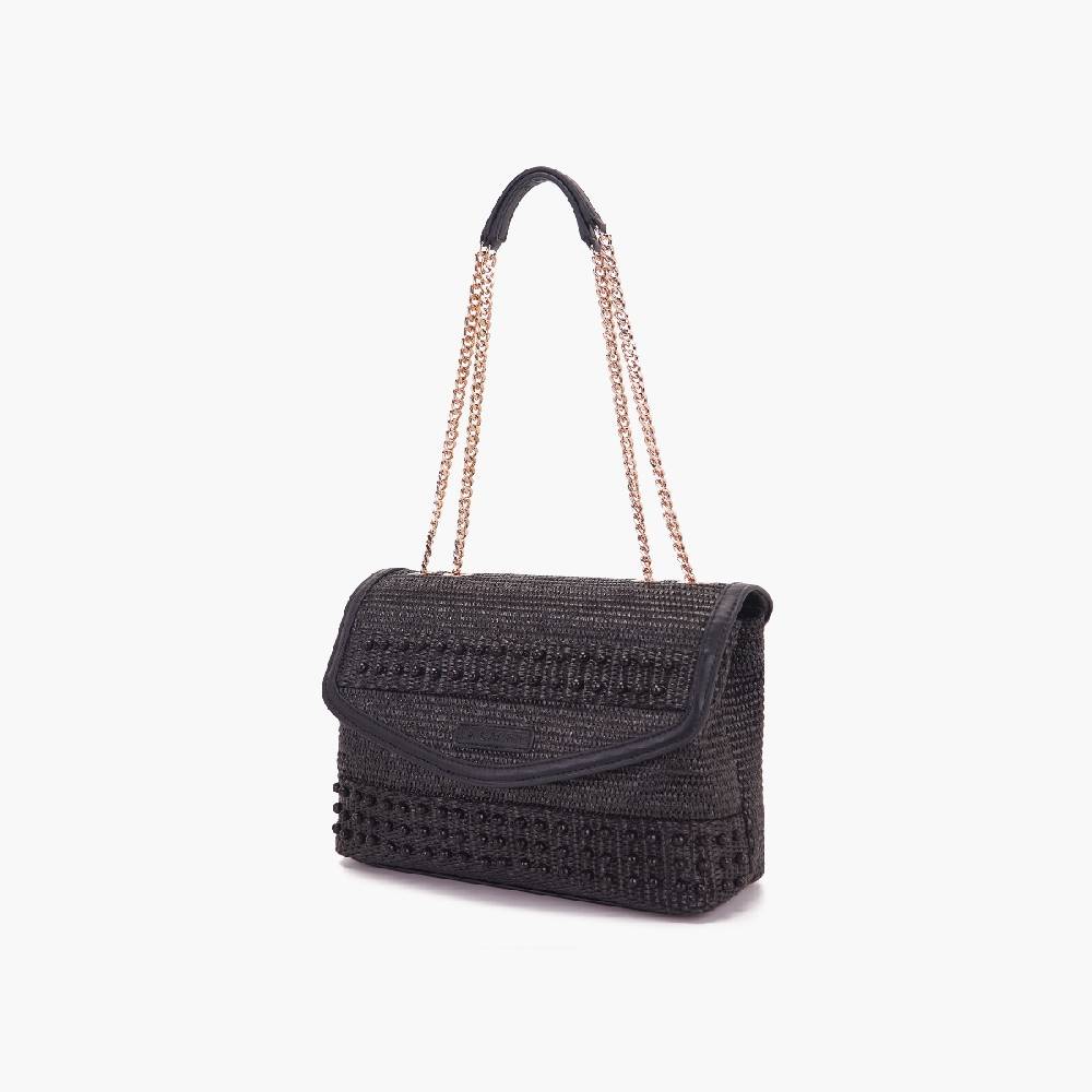 La Carrie BORSA A SPALLA MALIBU NERA Italy