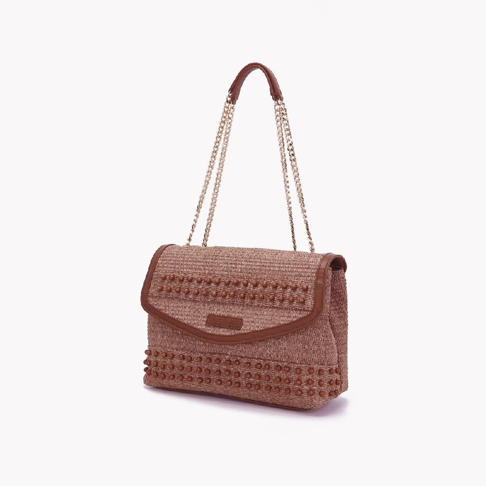 La Carrie BORSA A SPALLA MALIBU CUOIO Italia