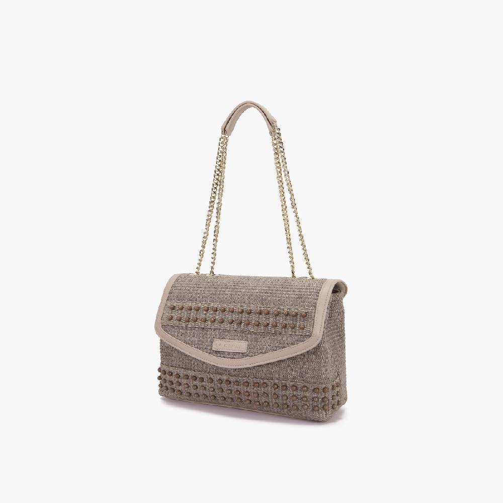 La Carrie BORSA A SPALLA MALIBU IVORY 2025