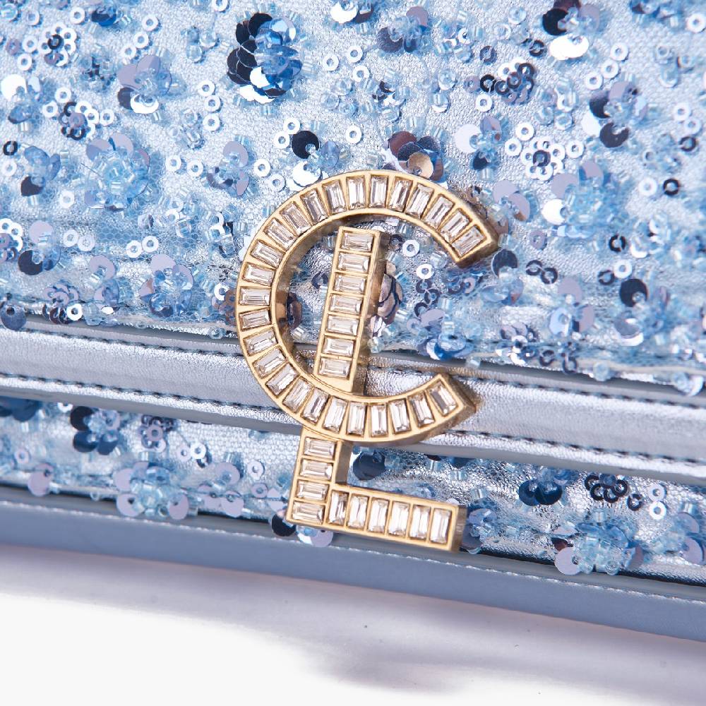 La Carrie POCHETTE NIGHT EDITION BLUE Consegna Veloce