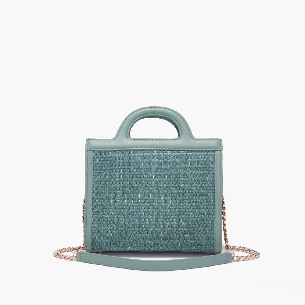 La Carrie BORSA SHOPPING MALIBU GREEN Sconto