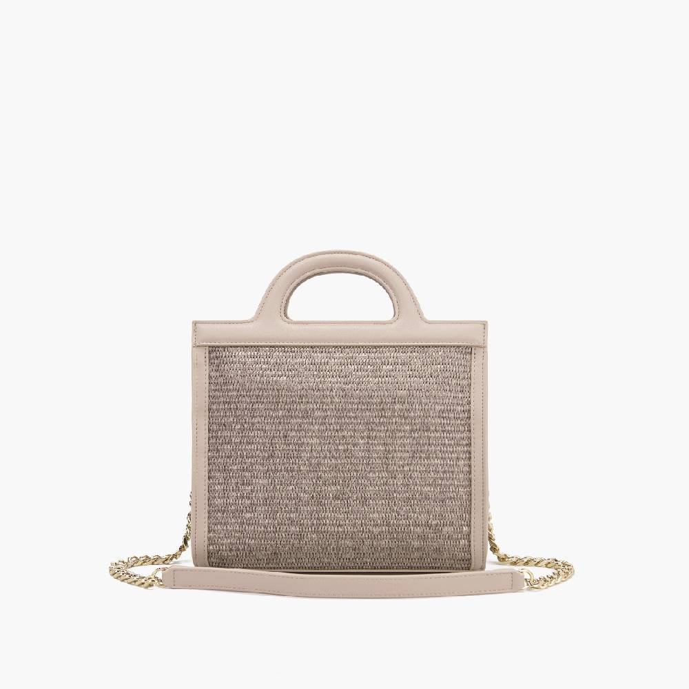 La Carrie BORSA SHOPPING MALIBU IVORY Offerta