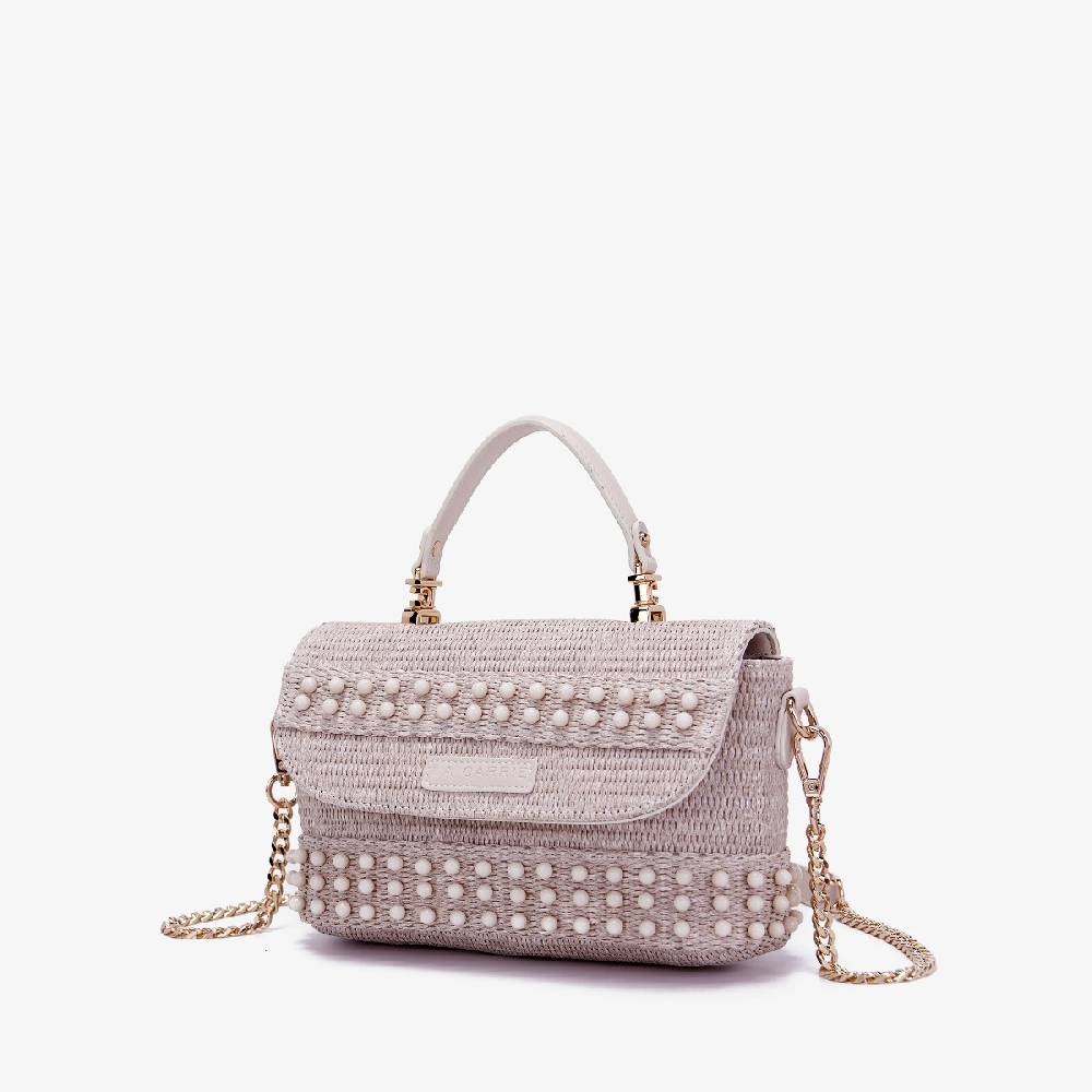 La Carrie BORSA A MANO MALIBU IVORY Outlet