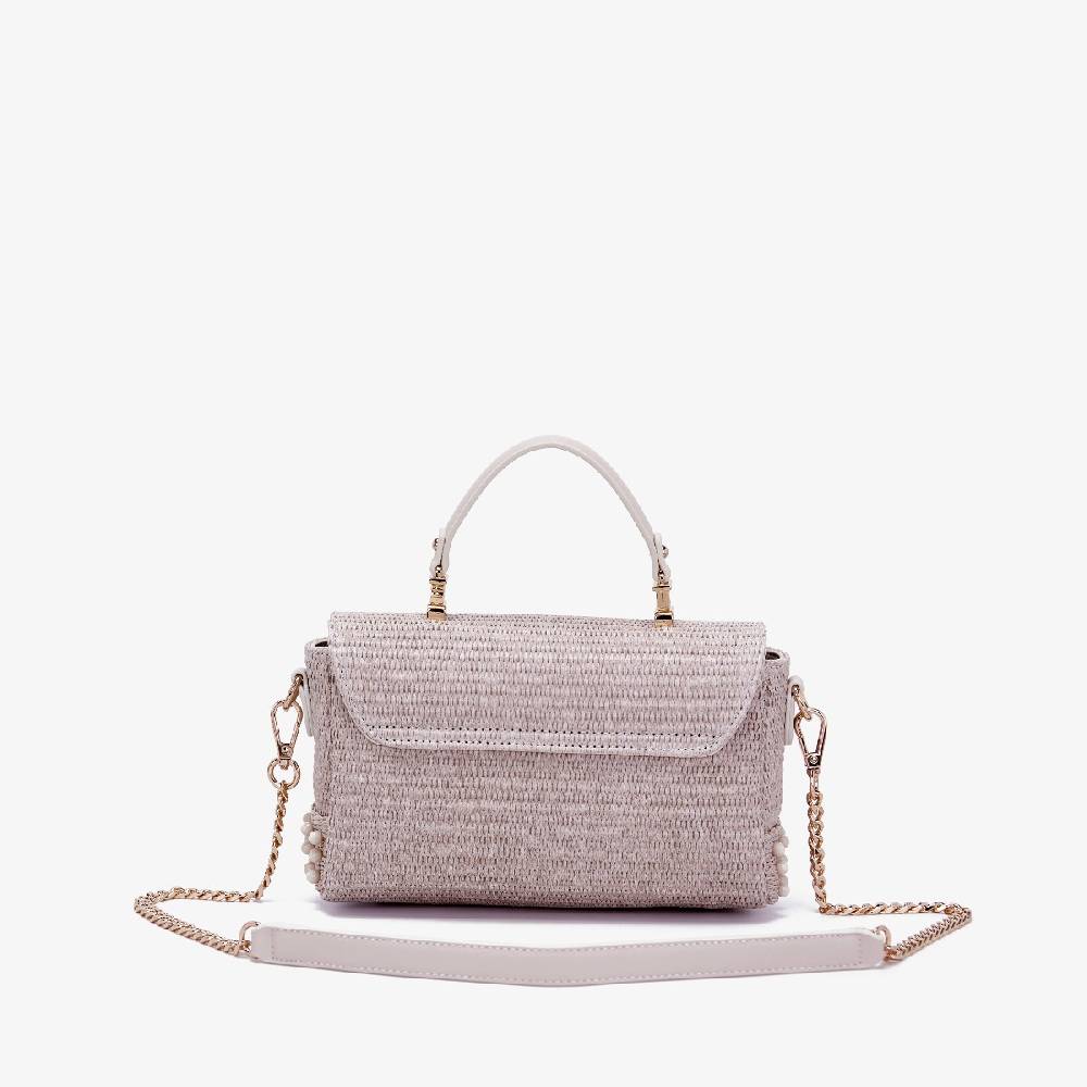 La Carrie BORSA A MANO MALIBU IVORY Outlet