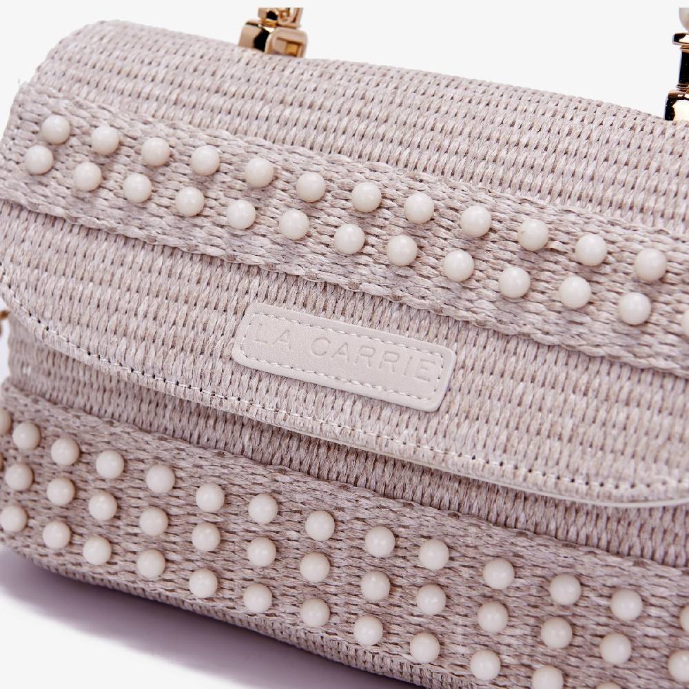 La Carrie BORSA A MANO MALIBU IVORY Outlet