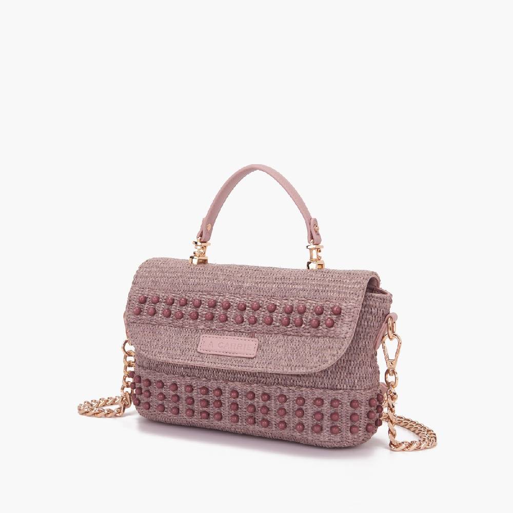 La Carrie BORSA A MANO MALIBU PINK In Vendita