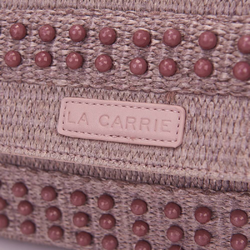 La Carrie BORSA A MANO MALIBU PINK In Vendita