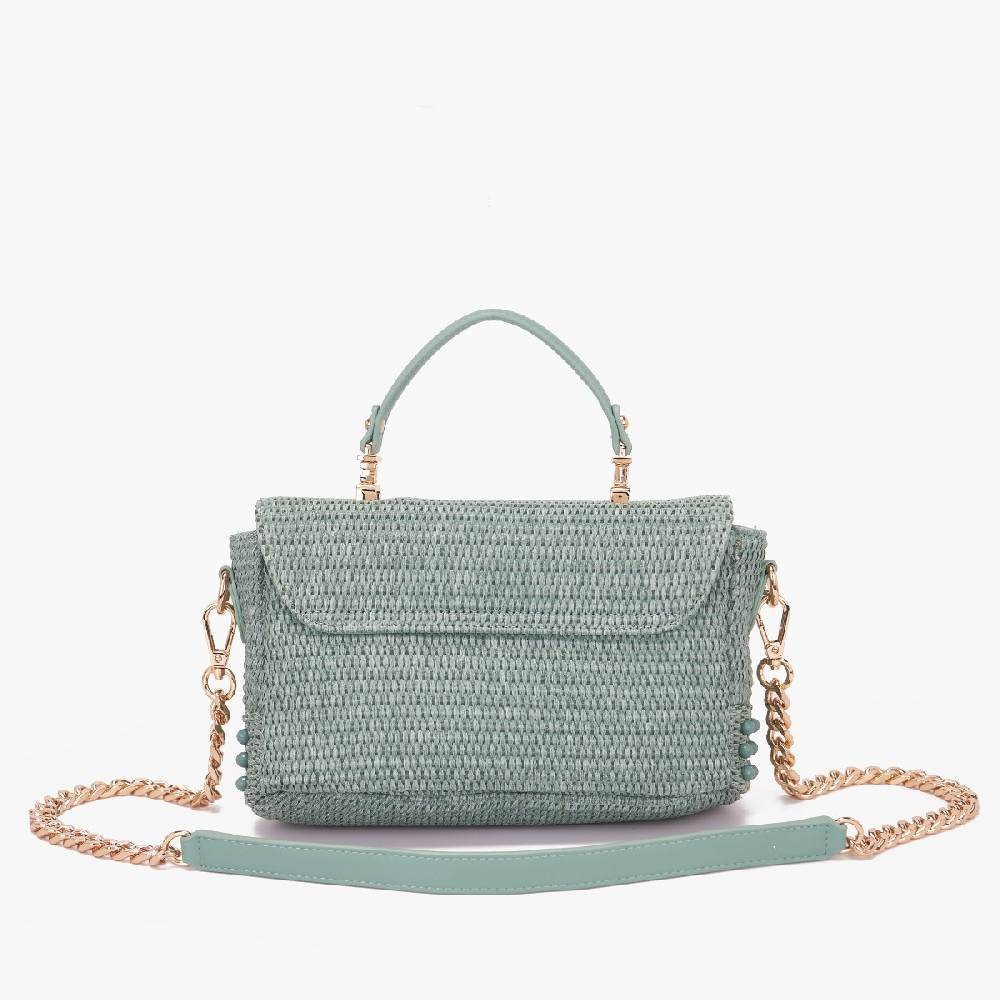 La Carrie BORSA A MANO MALIBU GREEN Saldi