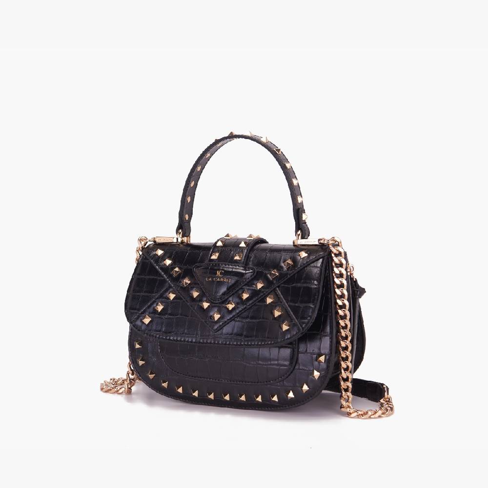 La Carrie BORSA A MANO THUNDER NERA In Saldo