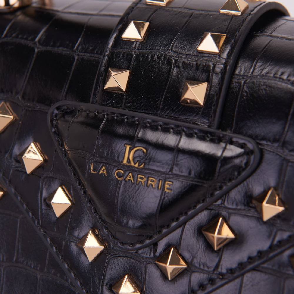 La Carrie BORSA A MANO THUNDER NERA In Saldo
