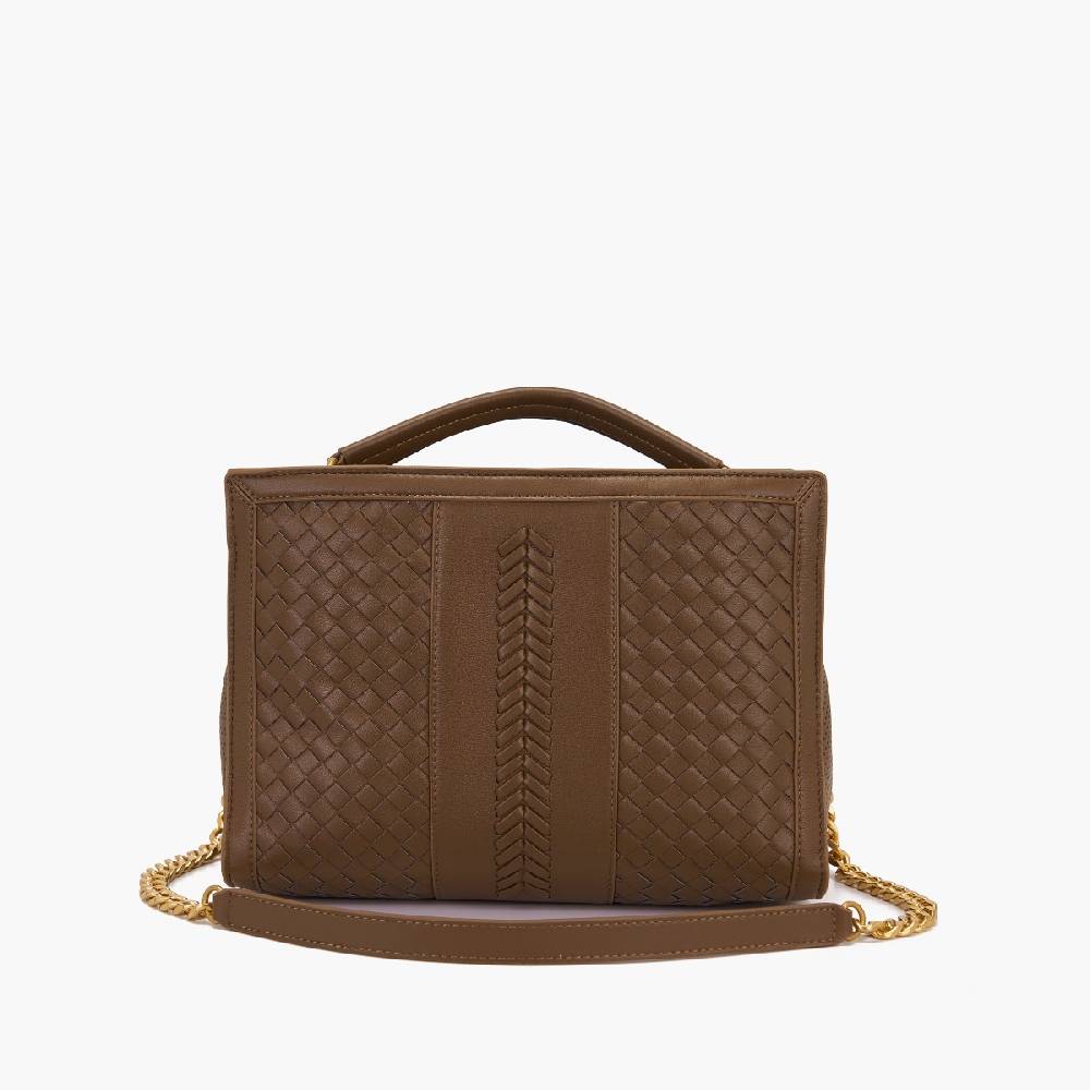 La Carrie BORSA SHOPPING PATAGONIA DARK BROWN Italy
