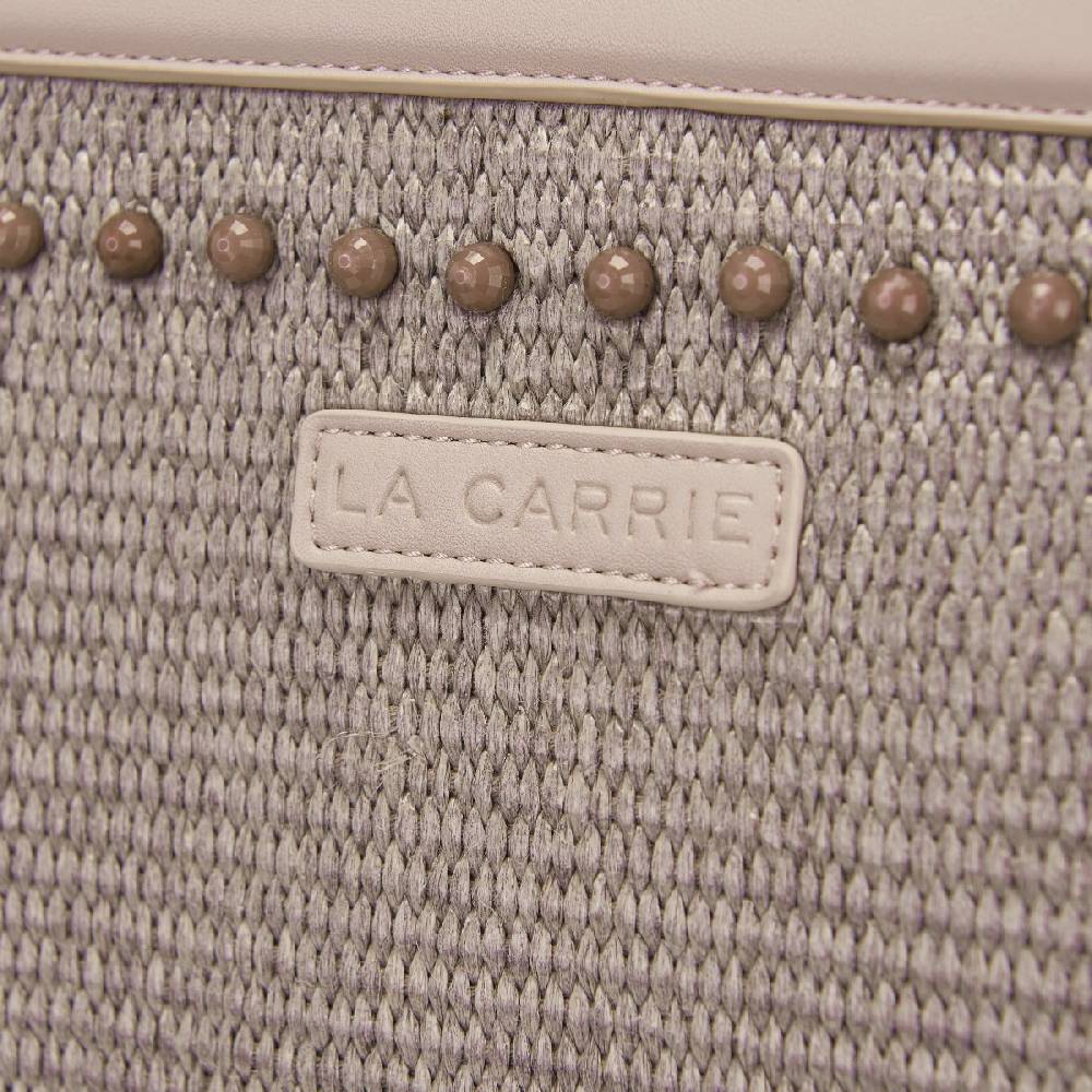La Carrie BORSA SHOPPING MALIBU IVORY In Linea