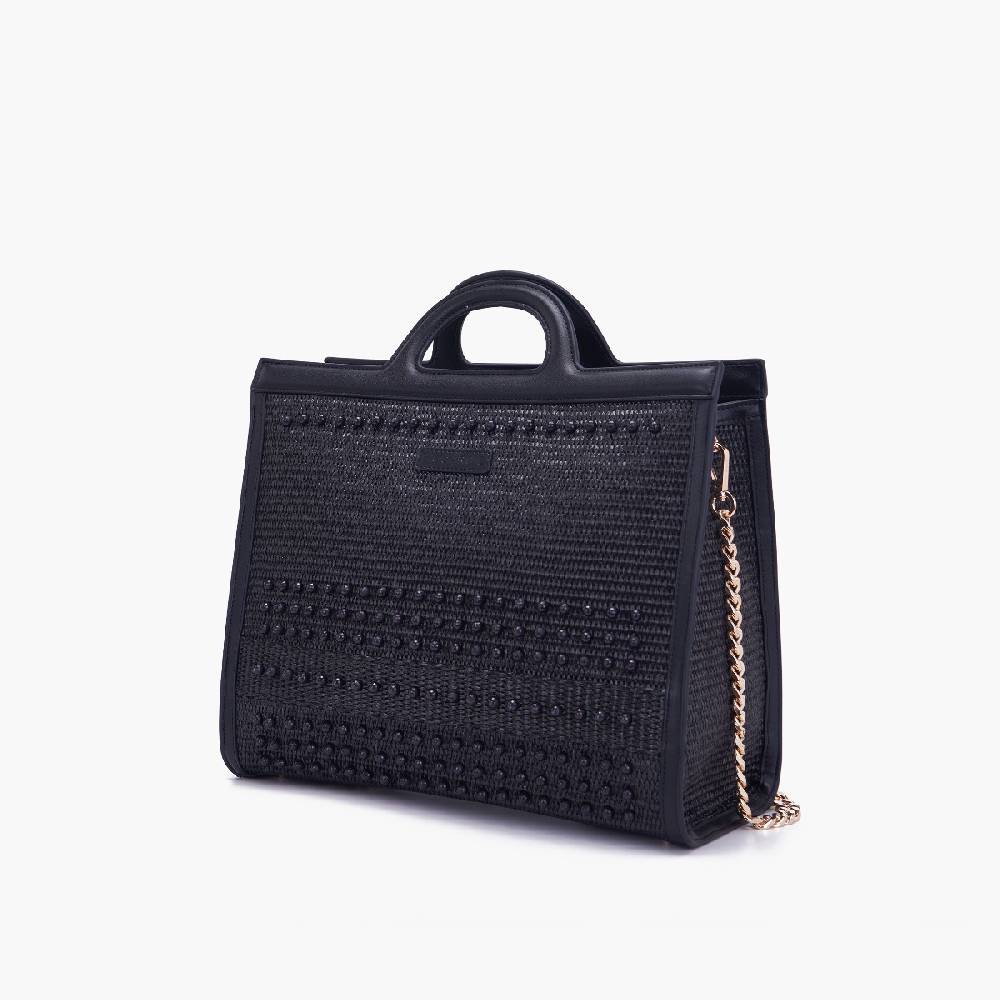 La Carrie BORSA SHOPPING MALIBU NERA Qualità