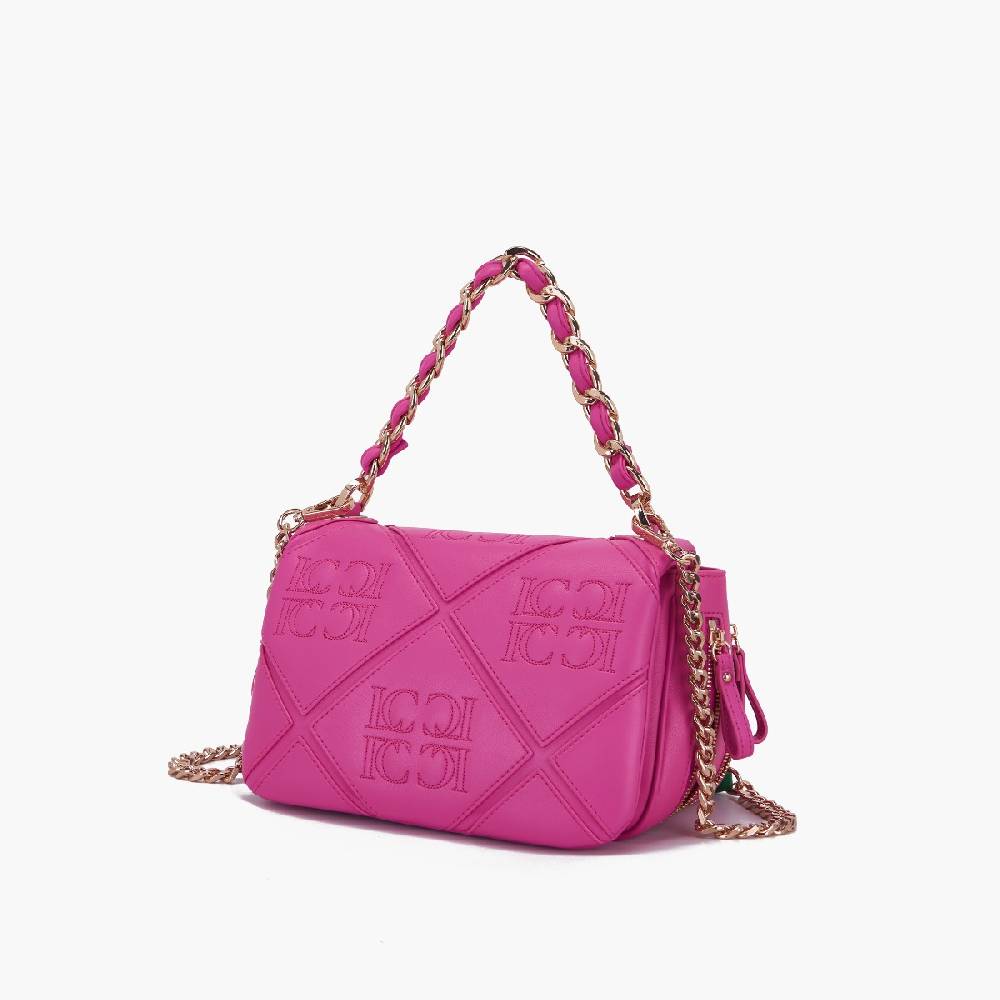La Carrie BORSA A SPALLA PICHT FUXIA Vendita Calda