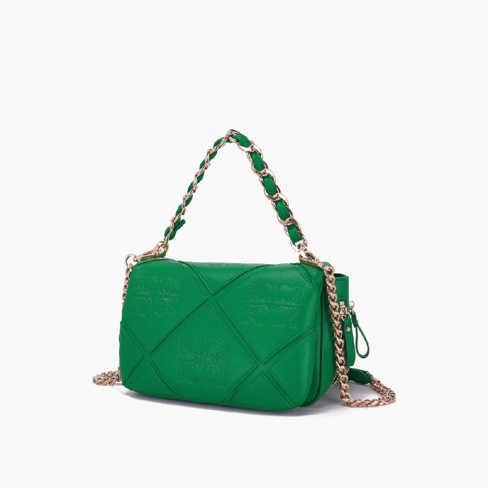 La Carrie BORSA A SPALLA PICHT DARK GREEN Vendita Economica
