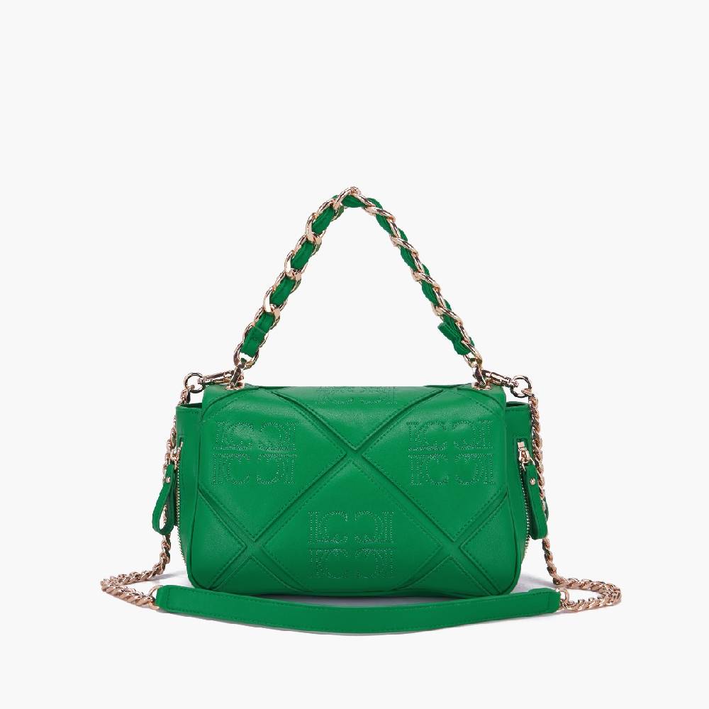 La Carrie BORSA A SPALLA PICHT DARK GREEN Vendita Economica