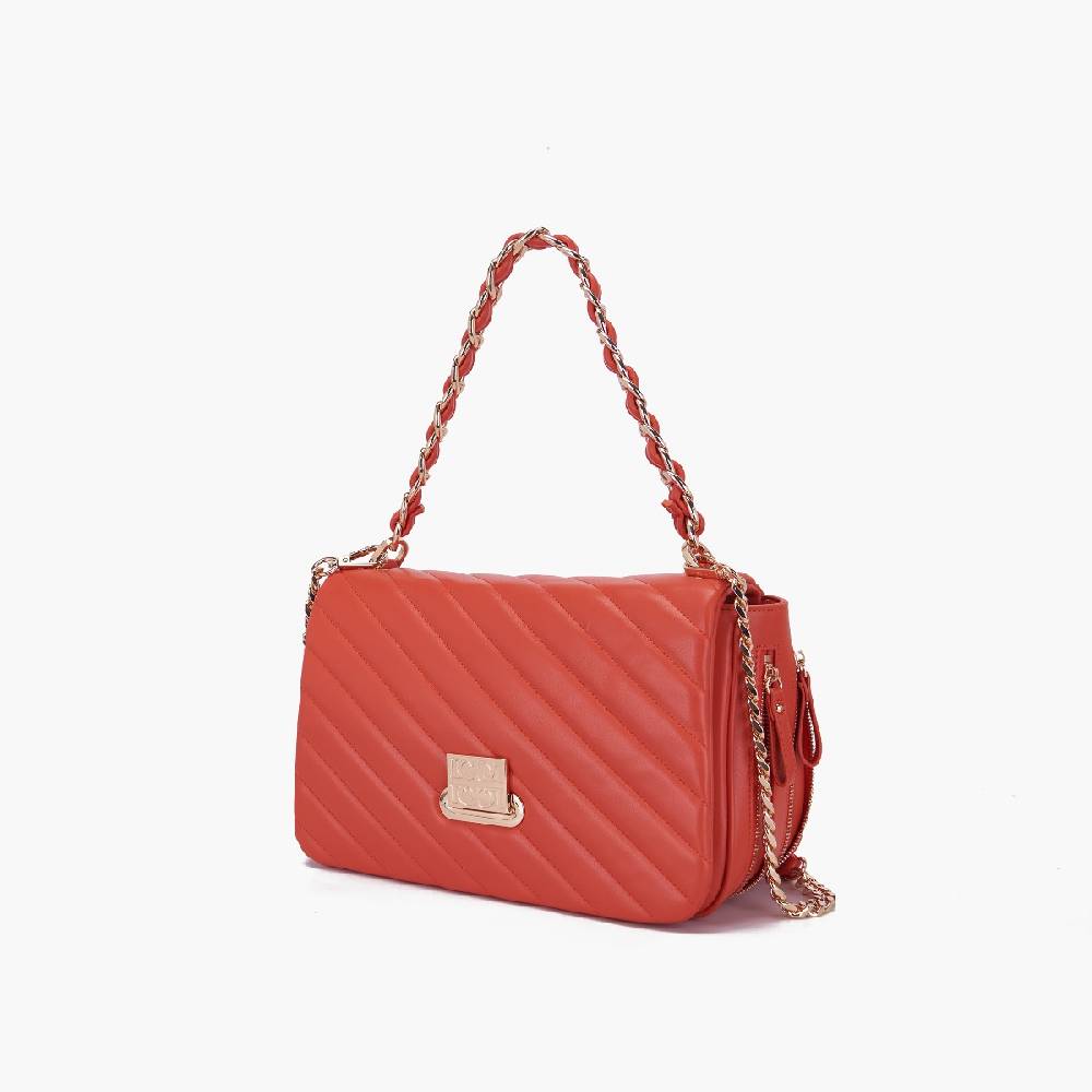 La Carrie BORSA A SPALLA TOUCHY ORANGE Nuova