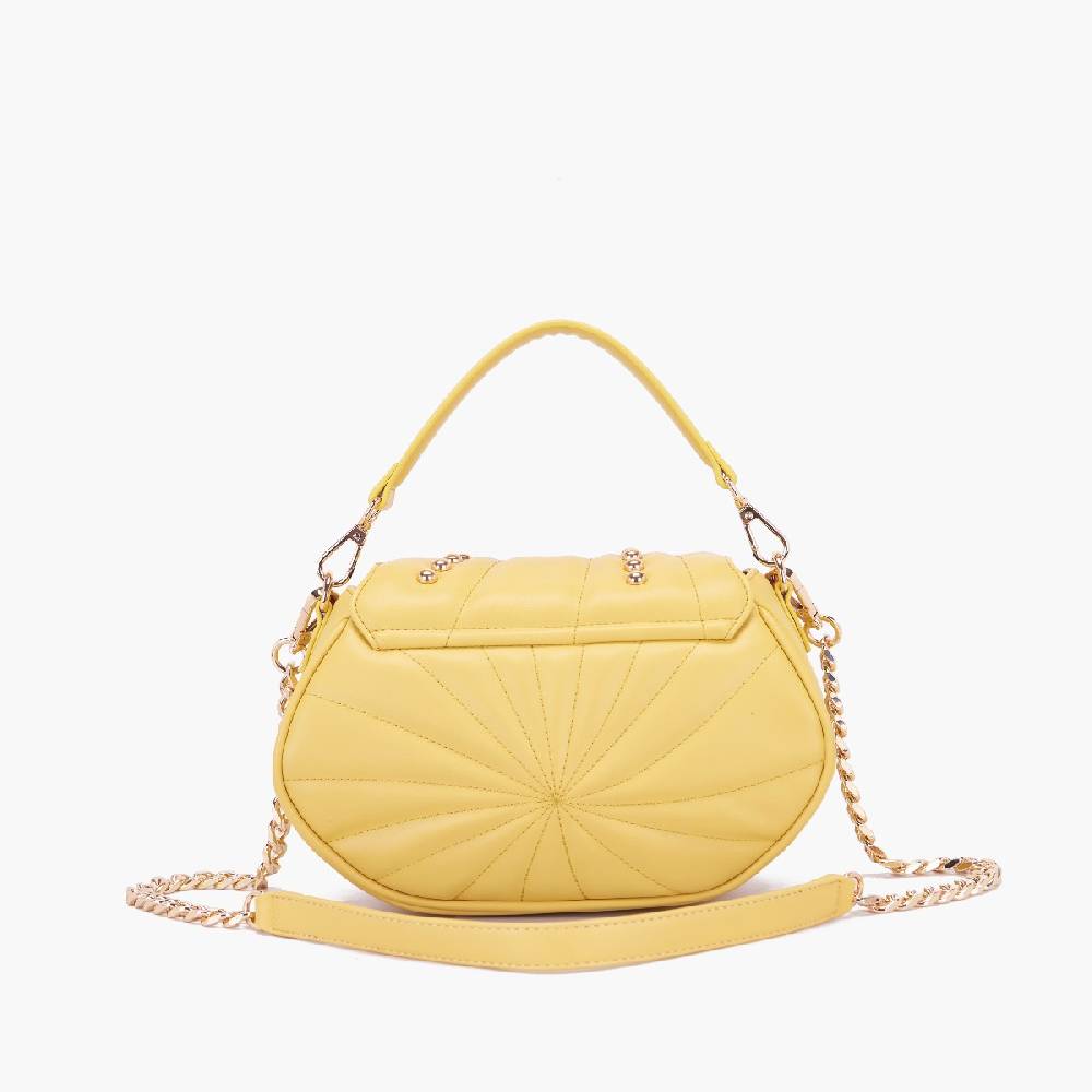 La Carrie BORSA A MANO OYSTER YELLOW Italy