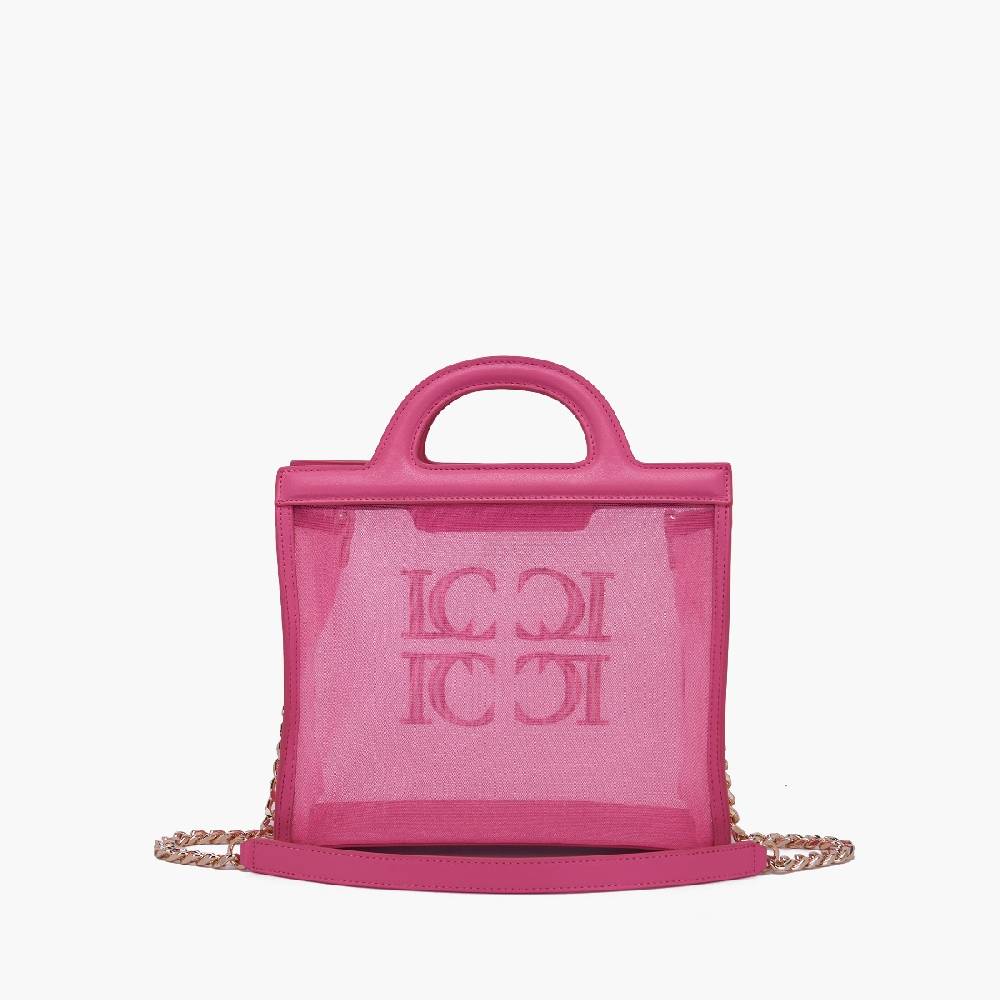 La Carrie BORSA SHOPPING SQUARE PINK Acquista Ora