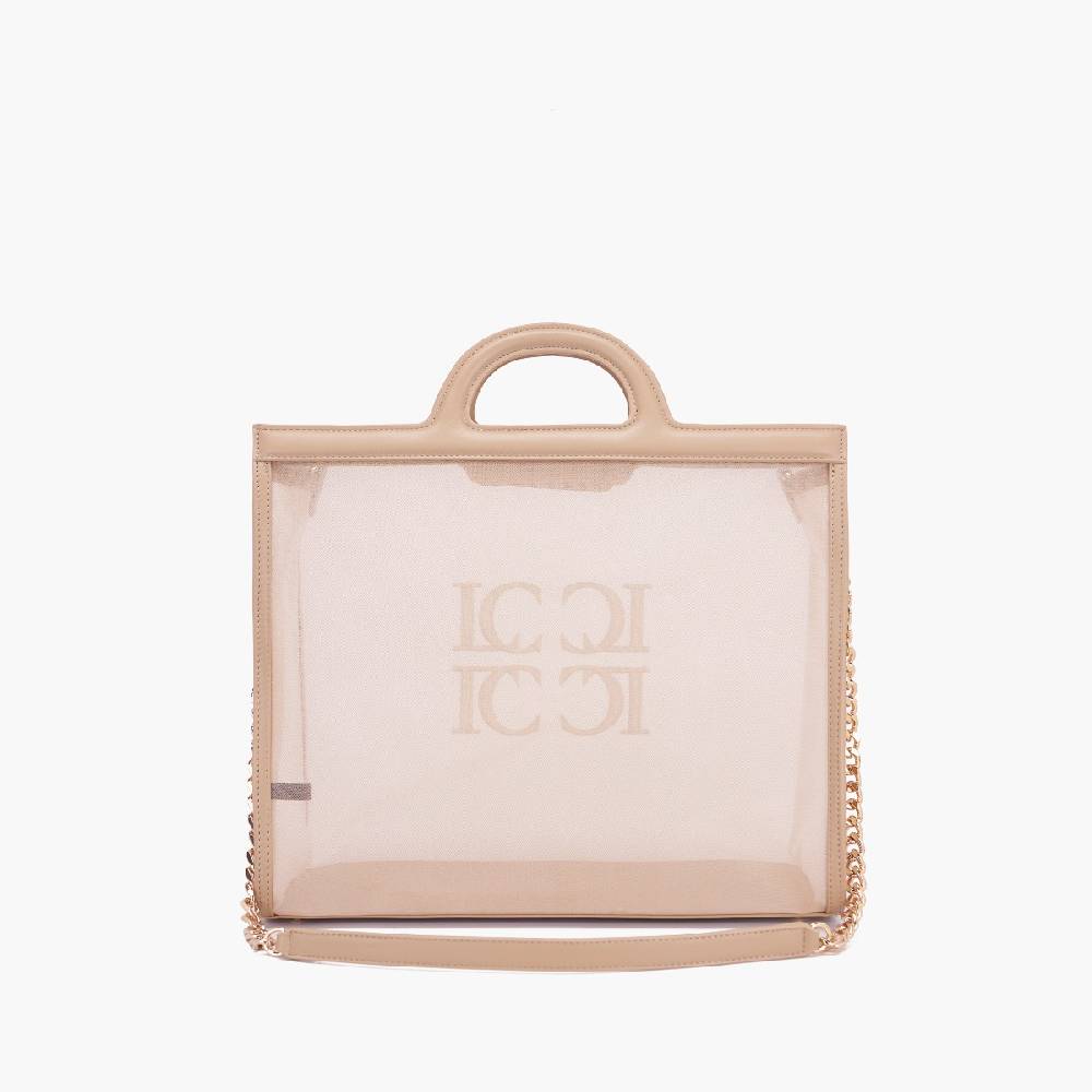 La Carrie BORSA SHOPPING MALIBU BEIGE Promozione Limitata