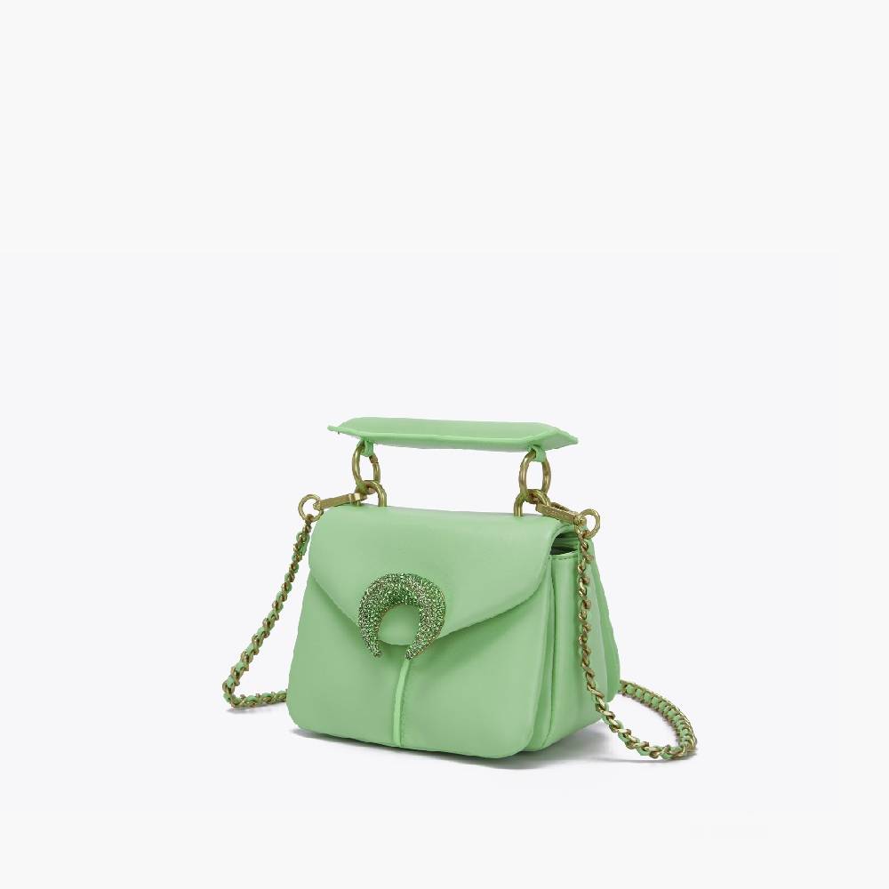 La Carrie BORSA A SPALLA MOONLIGHT LIME Sottocosto