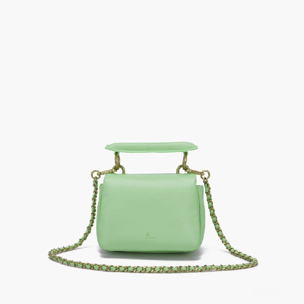 La Carrie BORSA A SPALLA MOONLIGHT LIME Sottocosto