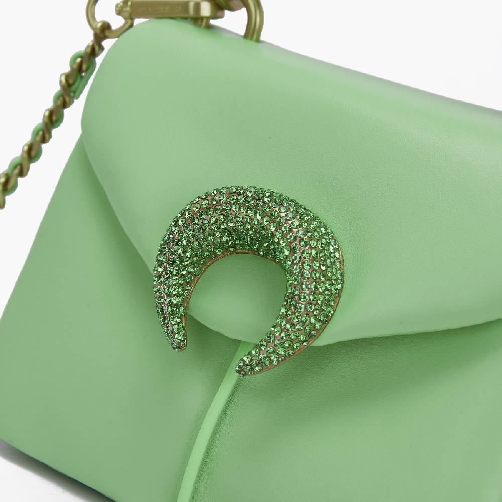 La Carrie BORSA A SPALLA MOONLIGHT LIME Sottocosto