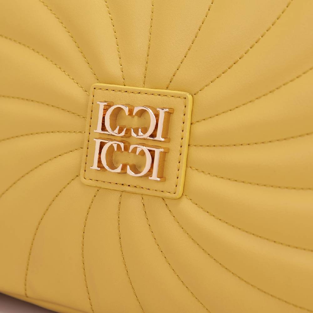 La Carrie BORSA A SPALLA OYSTER YELLOW Novità