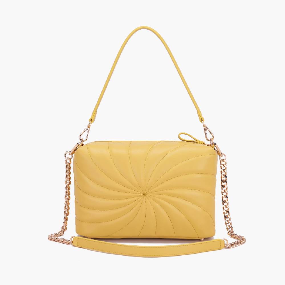 La Carrie BORSA A SPALLA OYSTER YELLOW Novità