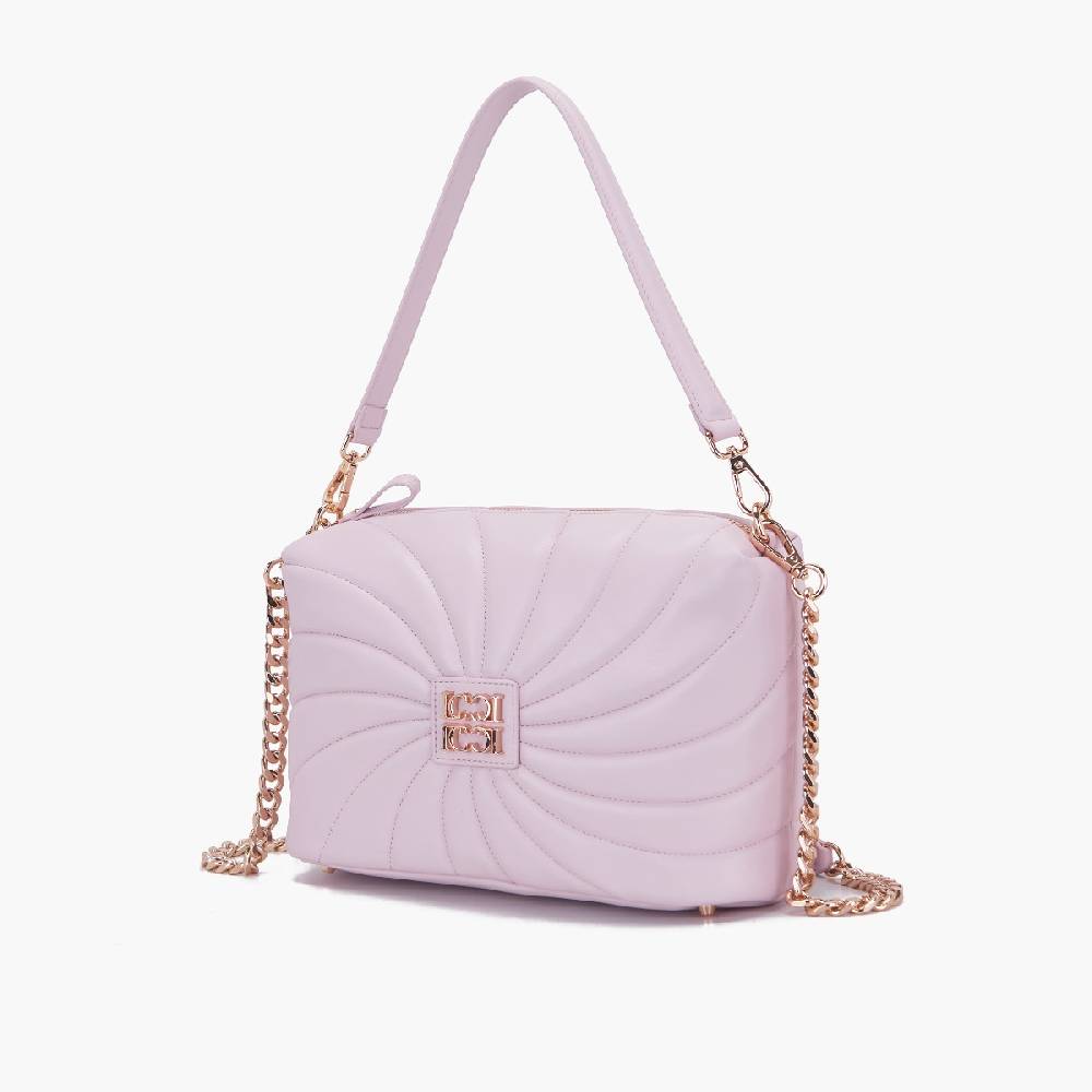 La Carrie BORSA A SPALLA OYSTER PINK Presa
