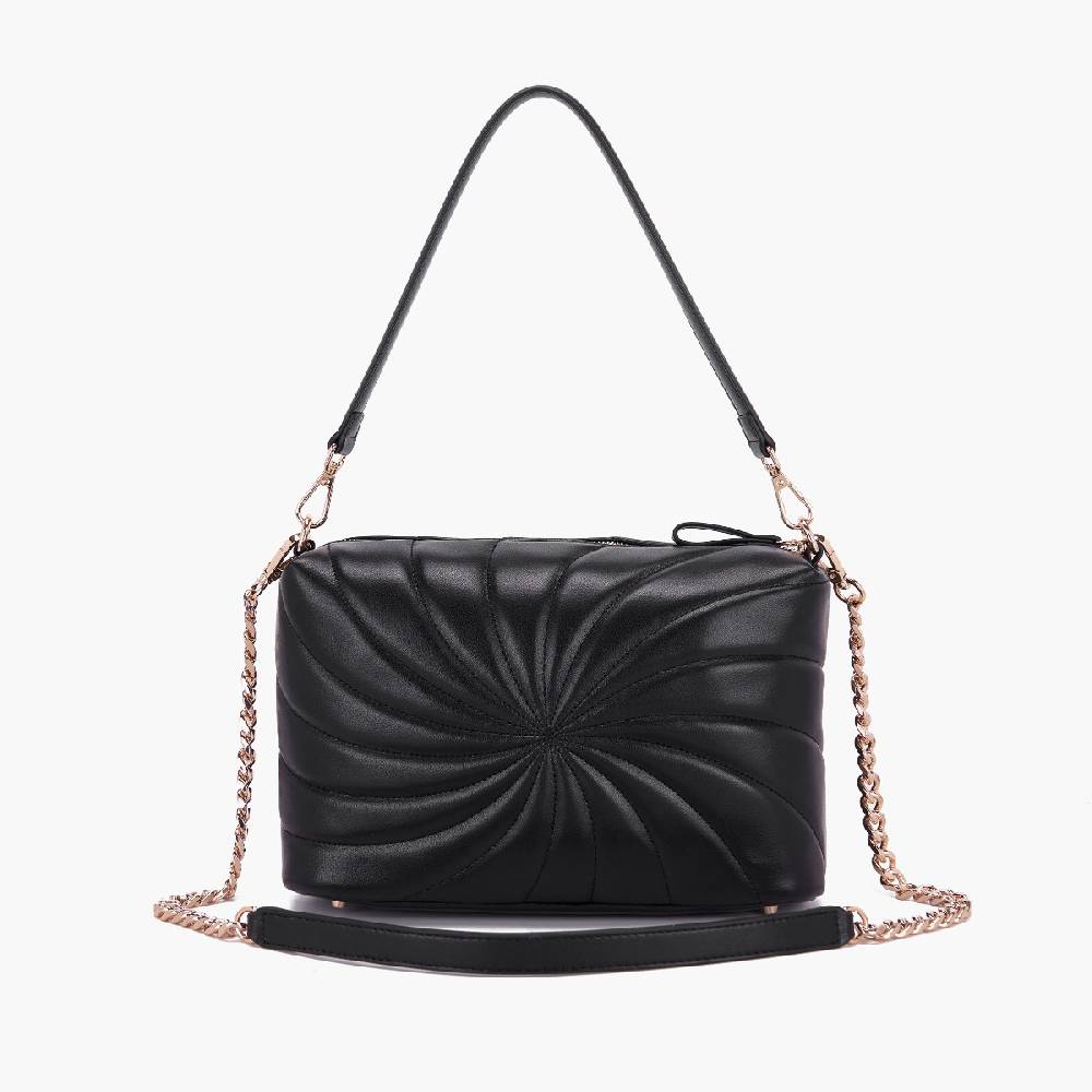 La Carrie BORSA A SPALLA OYSTER NERA Sconto