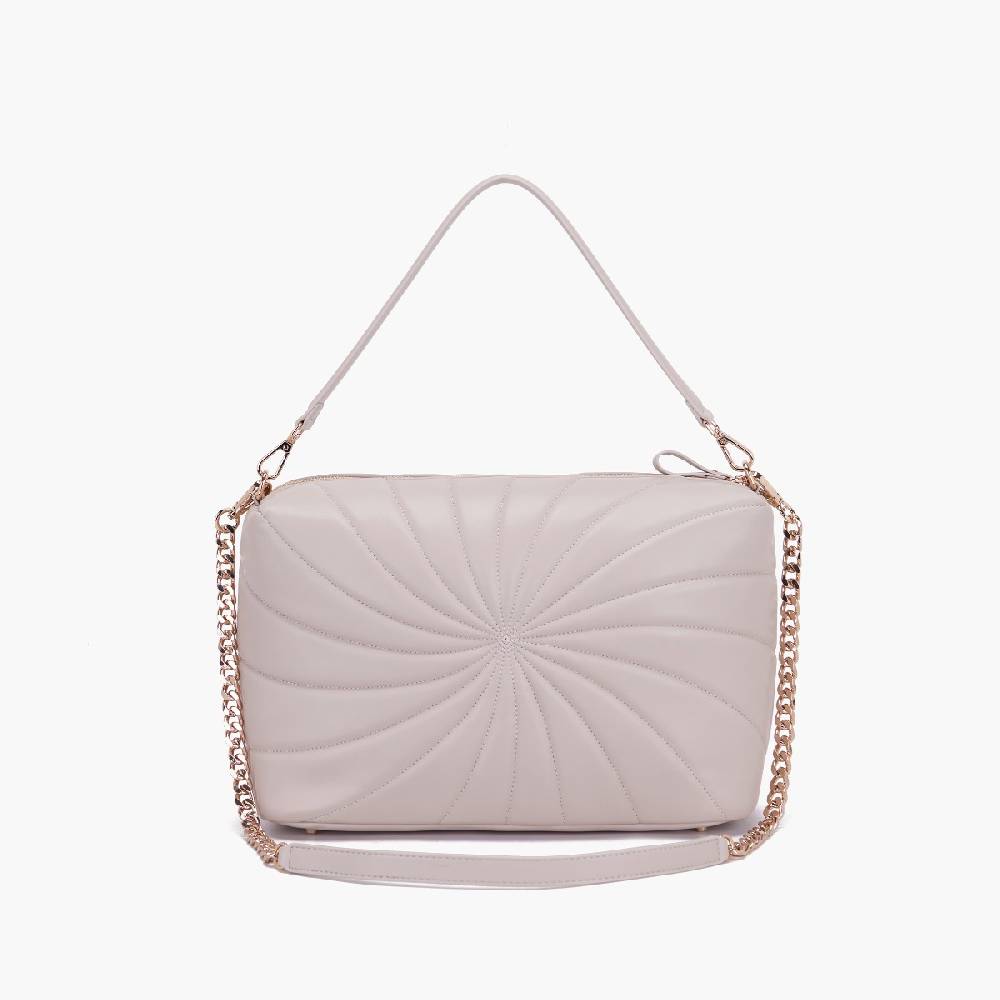 La Carrie BORSA A SPALLA OYSTER TAUPE Offerta