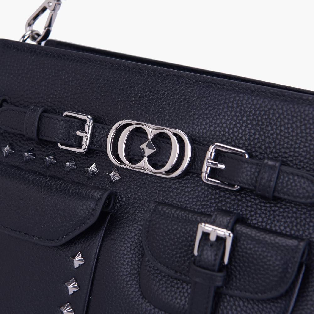 La Carrie BORSA SHOPPING ROCK NERA Qualità