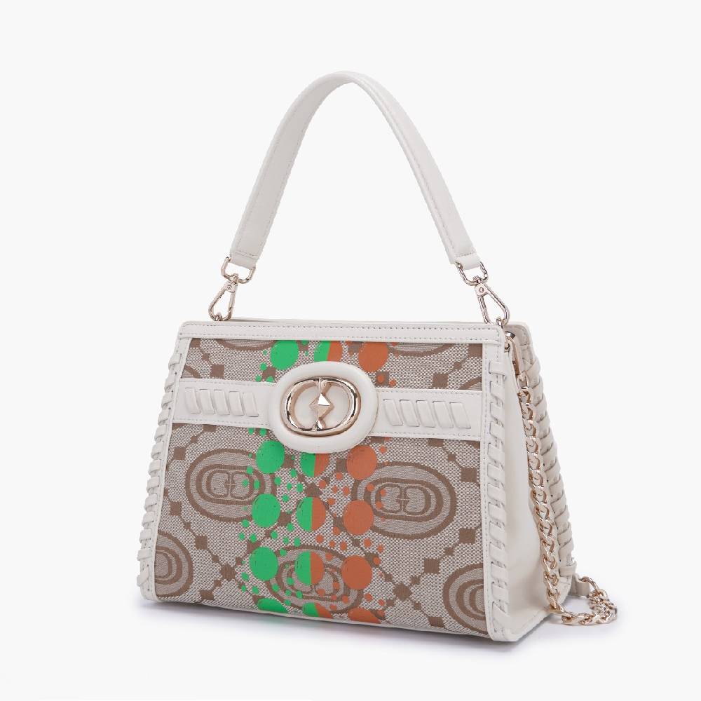 La Carrie BORSA SHOPPING MONOGRAM IVORY Pezzi Unici