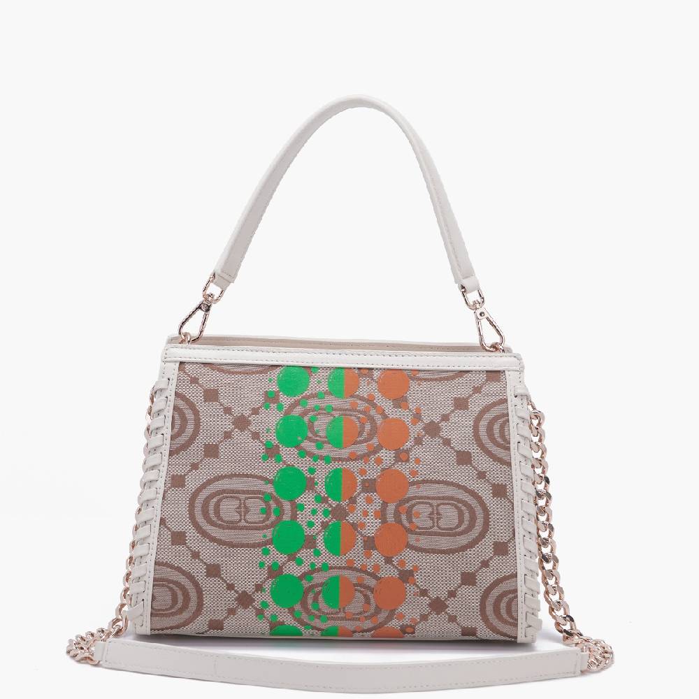 La Carrie BORSA SHOPPING MONOGRAM IVORY Pezzi Unici