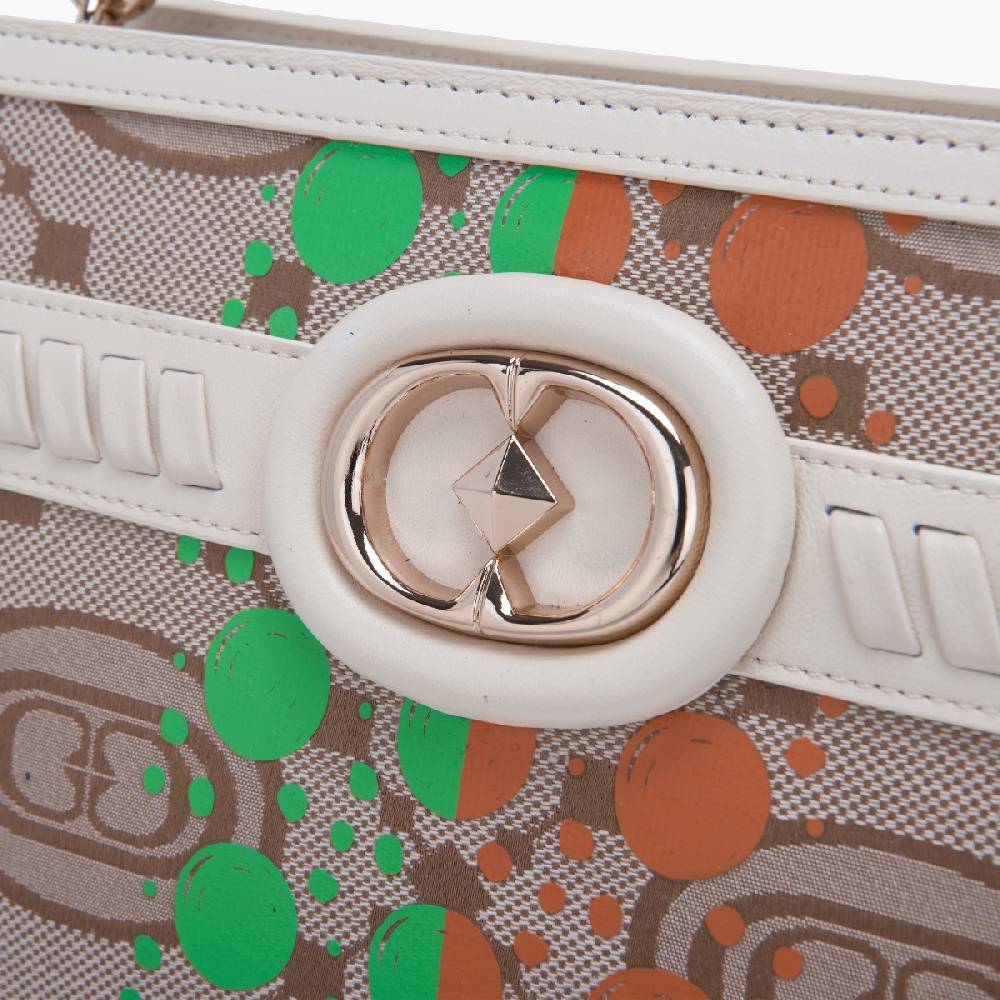 La Carrie BORSA SHOPPING MONOGRAM IVORY Pezzi Unici