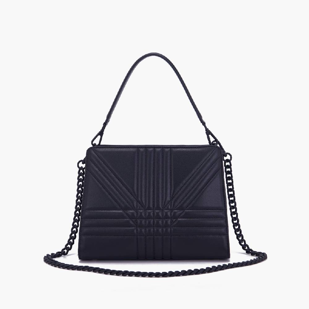 La Carrie BORSA SHOPPING GRATE NERA Soddisfazione Garantita