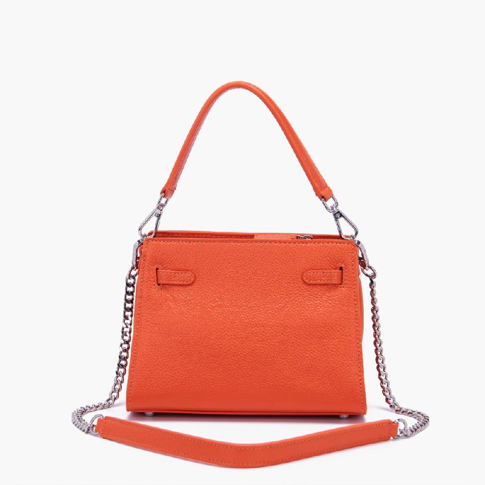 La Carrie BORSA SHOPPING ROCK ARANCIONE Consegna Veloce