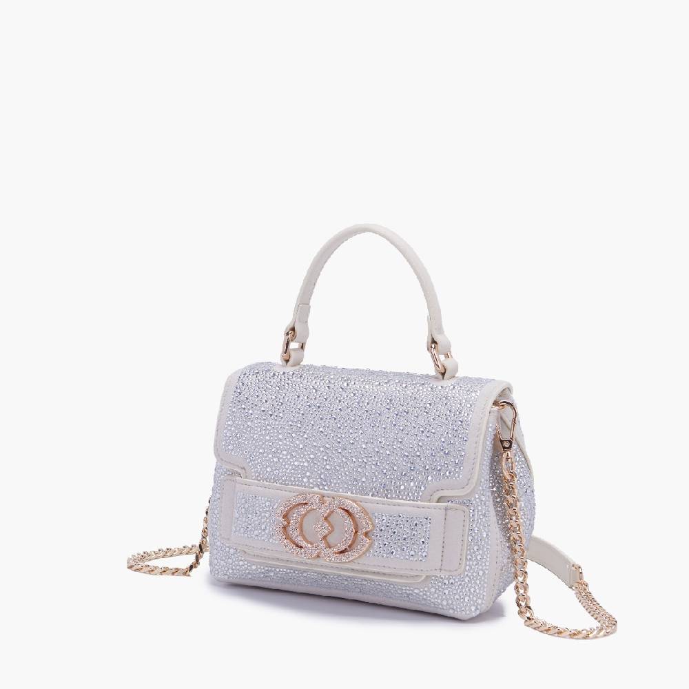 La Carrie BORSA A MANO LOGO IVORY Fino Al -60%