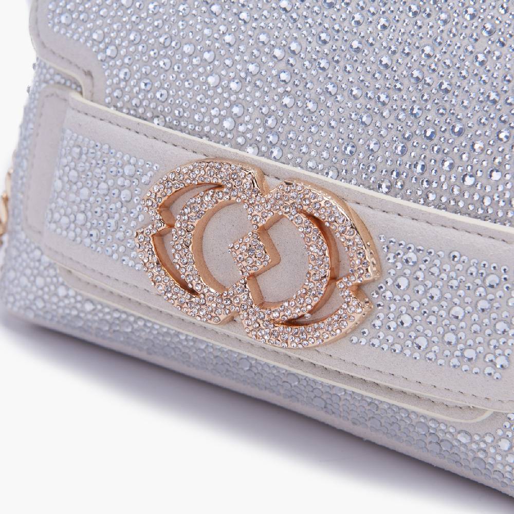 La Carrie BORSA A MANO LOGO IVORY Fino Al -60%