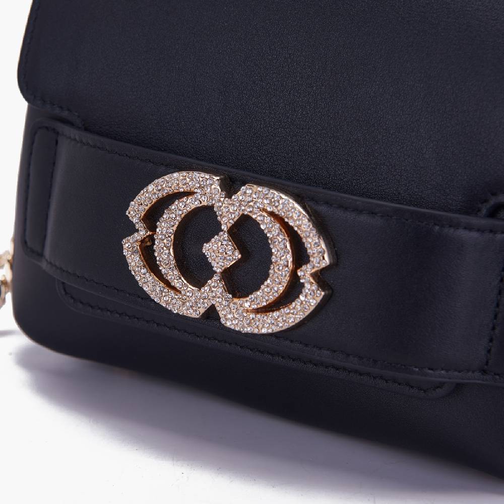 La Carrie BORSA A MANO LOGO nera Shopping Online