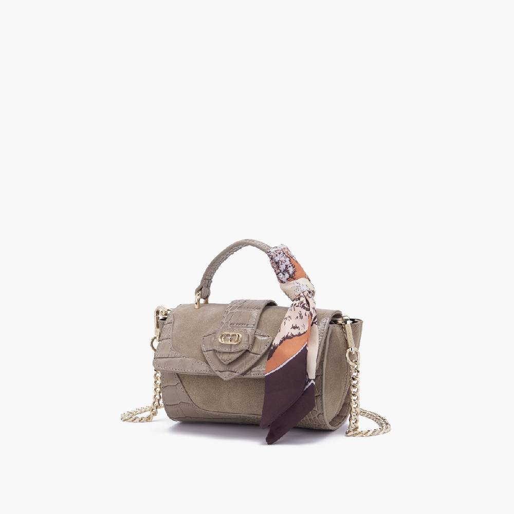 La Carrie MINI BORSA A MANO TEMPEST TAUPE Moda