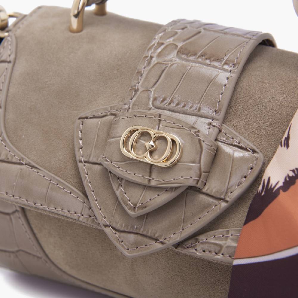 La Carrie MINI BORSA A MANO TEMPEST TAUPE Moda