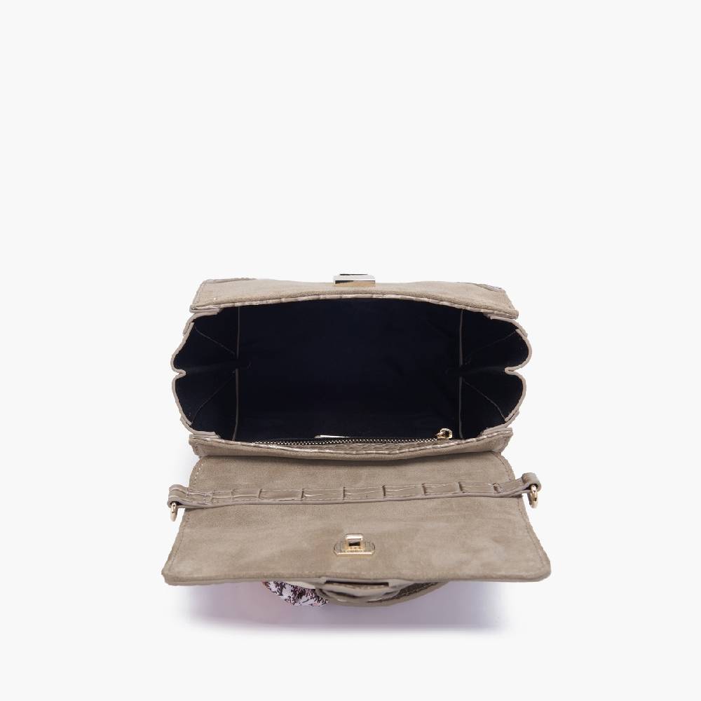 La Carrie MINI BORSA A MANO TEMPEST TAUPE Moda