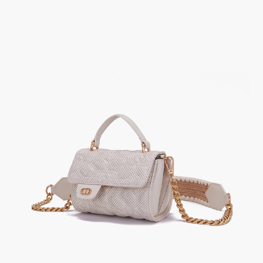 La Carrie MINI BORSA A MANO TOUCHY IVORY In Linea