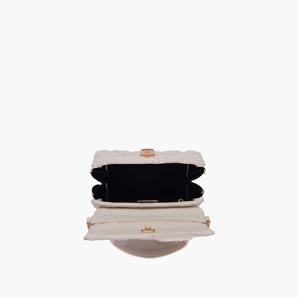 La Carrie MINI BORSA A MANO TOUCHY IVORY In Linea