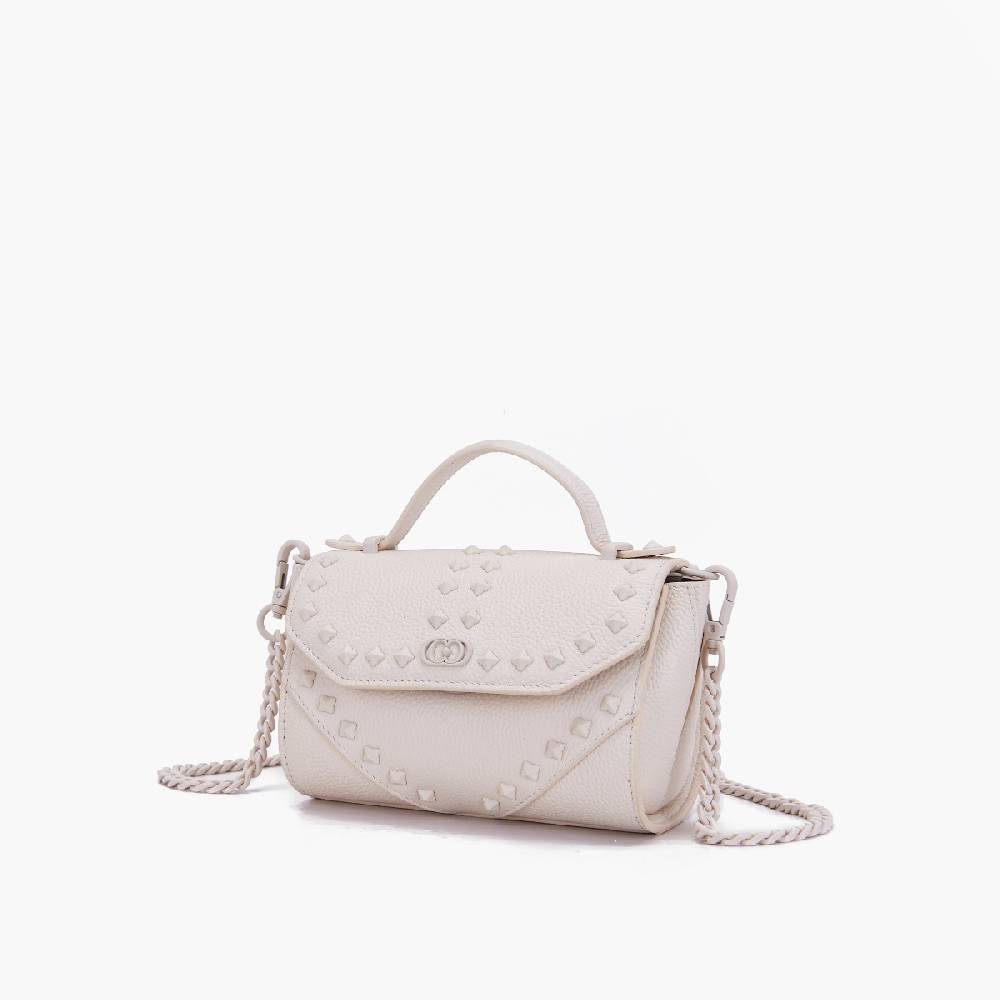 La Carrie MINI BORSA A MANO FRIVOLOUS IVORY Vendita