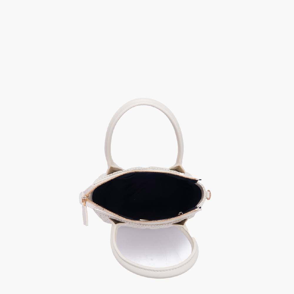 La Carrie MINI BORSA A MANO TOUCHY IVORY Negozi Online
