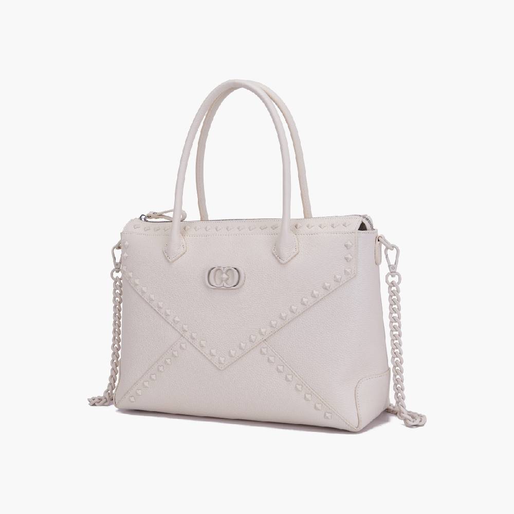 La Carrie BORSA A MANO FRIVOLOUS IVORY Sconto